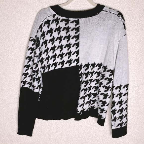 Cropped houndstooth cardigan - Picture 10 of 10